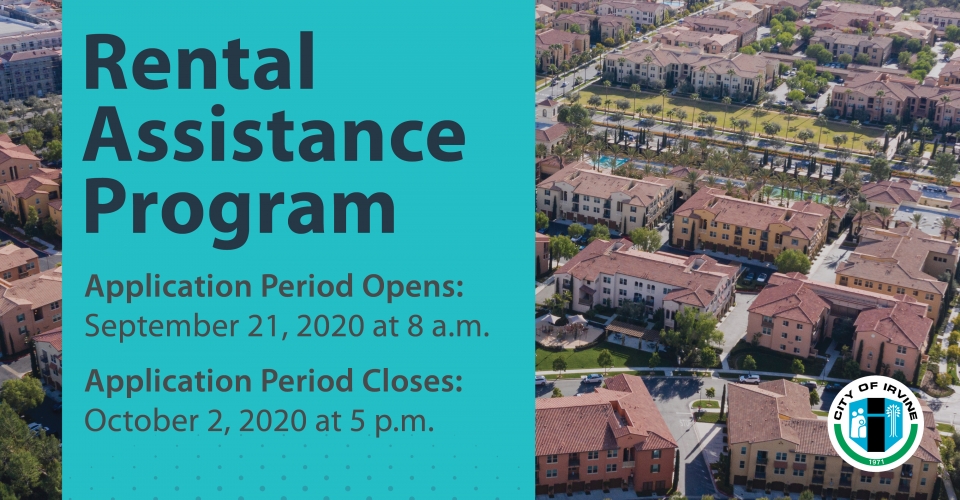 Rental Assistance Program Closed On October 2 City Of Irvine