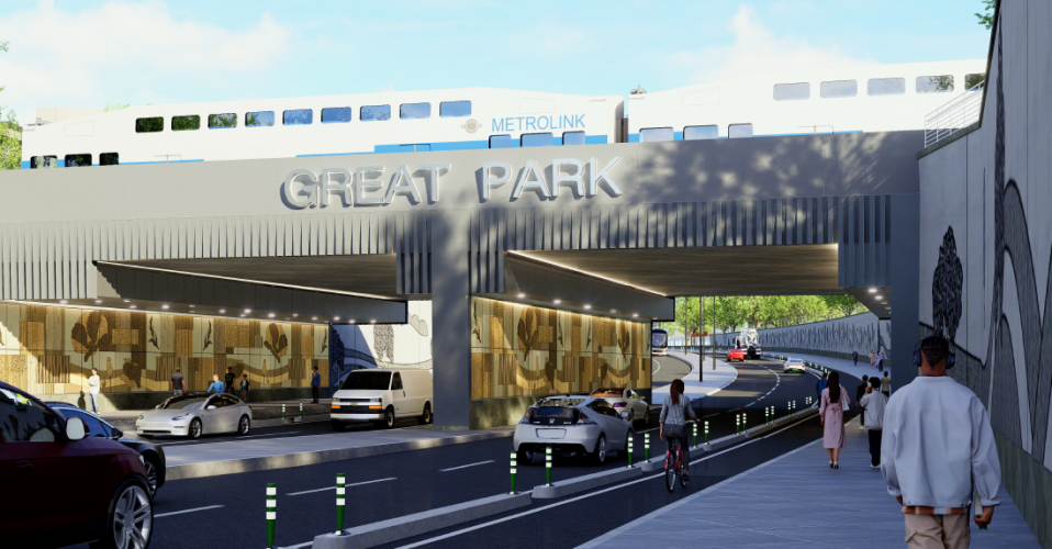 Marine Way Undercrossing & Extension Project Rendering