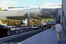 Marine Way Undercrossing & Extension Project Rendering