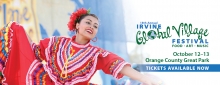 woman dancing during Irvine Global Village Festival