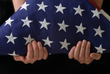 Folded American Flag